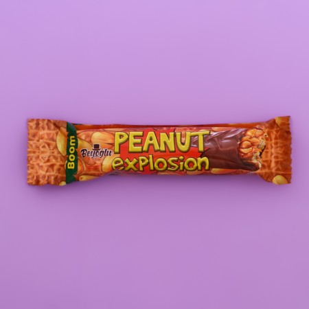 Chocolate bar "Peanut Explosion", peanuts, caramel, nuga, 52 g
