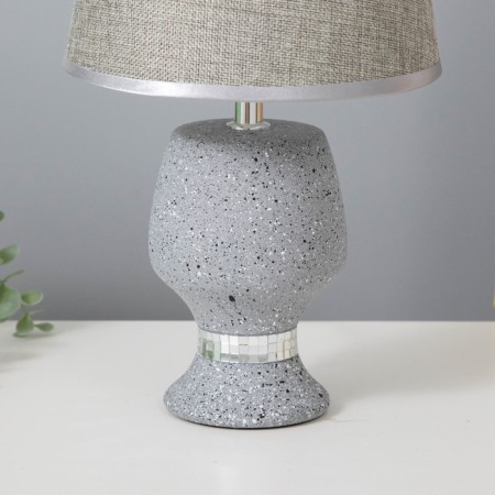 Table lamp E14 40W gray 22x22x34 cm Risalux-4
