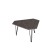 Journal table "Tet 450", 860 × 750 × 450 mm, color gray concrete