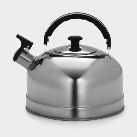 A kettle with a stainless steel whistle "family", 2.8 liters