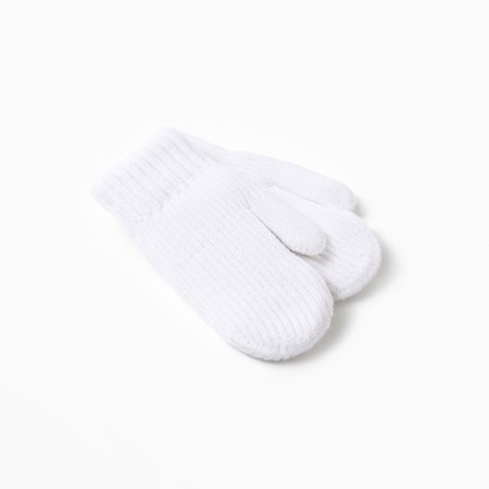 Baby mittens minku, white color, 19 cm-1