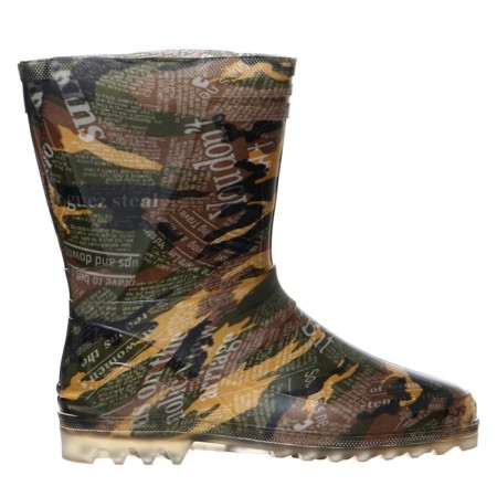Men's boots S-10RU, PVC, insulated, camouflage mix, size 40 (255)-4