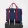 Road bag with lightning, external pocket, blue color