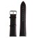 Solomon watch strap 24 mm, genuine leather, L-20 cm, black