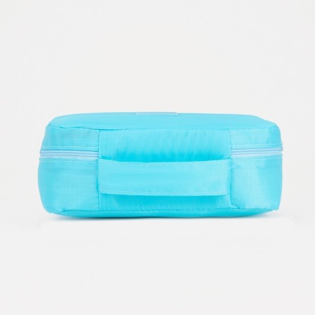 Cosmetic bag with lightning, blue color-1
