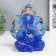 Souvenir Polystone "Ganesha - Indian Divine" Blue with gold 14x8x7 cm