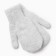 Women's mittens, gray color, size 20