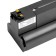 Snow -phase track lamp Feron AL123, IP40, LED, 2x30 W, 547x68x75 mm, Black color