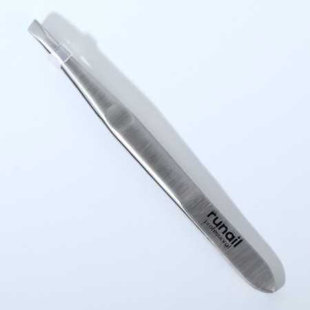 Pinzet beast, wide, 9 cm, silver color, RU-0139-4