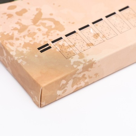 Gift box for tiles of chocolate, without the War Submarine window, 17 x 8 x 1.4 cm-3