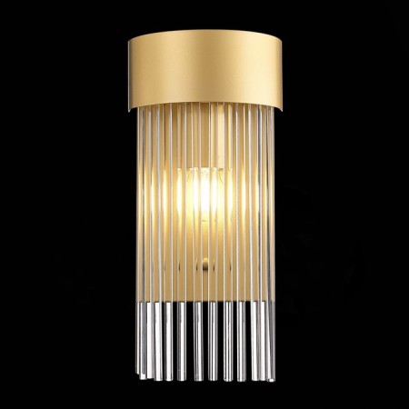 Sconces st. SL1225.201.01. Contatto. 1x60 watts, E27, 15.5x30 cm, golden color-1