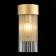Sconces st. SL1225.201.01. Contatto. 1x60 watts, E27, 15.5x30 cm, golden color