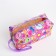 Cosmetic bag with lightning, purple color/multi -colored