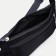 Lightning waist bag, outer pocket, USB connector, black color