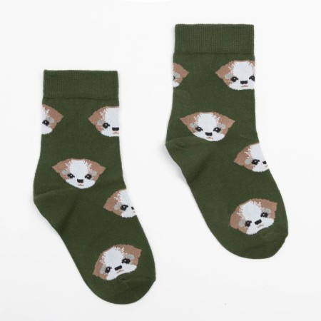 Nosk children, green color/Dog print, size 18-1