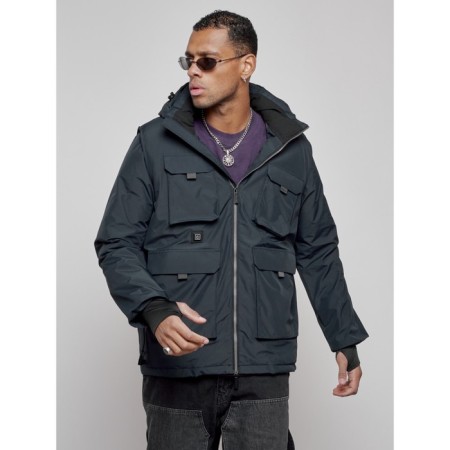 Luy jacket transformer male winter, size 52, dark blue color-27