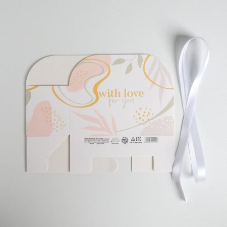 Carriage for flowers folding "With love for you", 17 × 13 × 7 cm-4