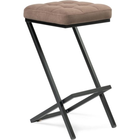 Barrior amuuri charting metal Metal/velor, black/brown 35x36.5x64 cm