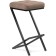 Barrior amuuri charting metal Metal/velor, black/brown 35x36.5x64 cm
