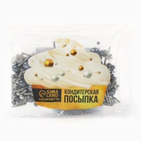 Sprinking confectionery: silver, 25 g.-5