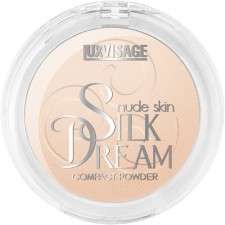 Пудра компактная Luxvisage Silk Dream nude skin, тон 02, светлый бежевый