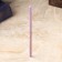 Magic wax candle "From fear and stress", with lavender, 16x0.6 cm, purple