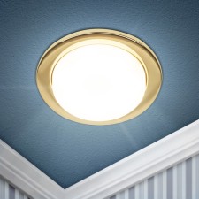 Lamp built -in era KL70, IP20, 15W, 100x18 mm, color gold