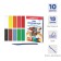 Soft plasticine (wax), 10 colors, 130 g, Erich Krause, with a stack
