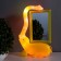 Table lamp with a photo frame, mirror "Elephant" LED 5W USB RGB yellow 17x6.5x28 cm Risalux
