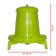 Bunker feeder for poultry at 3.5 kg, on legs, plastic