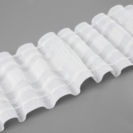 Curtain tape, matte, 8.5 cm, 25 ± 1 m, white color-1