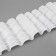 Curtain tape, matte, 8.5 cm, 25 ± 1 m, white color