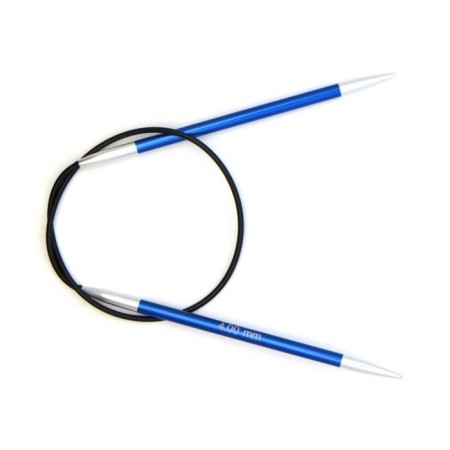 Knitting needles aluminum circular zing Knitpro, 40 cm/4.00 mm 47069