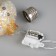 Fir -tree ball "Boil yellow", batteries, 4 LED, glow warm white