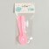 Tablespoons plastic, 6 pcs., Pink color