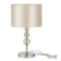 Evoluce bedside lamp. Sle105704-01. Ramer. 1x40 W, E14, 26x26x44.5 cm, chromium color