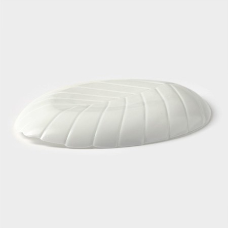 Serving dish AVVIR "Leaf", 22.8 × 17.5 × 2 cm, glass ceramics, white color-2
