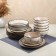 Set of dishes "Vostochny", ceramics, gray, 18 objects, Iran
