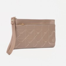 Lightning wallet, beige color