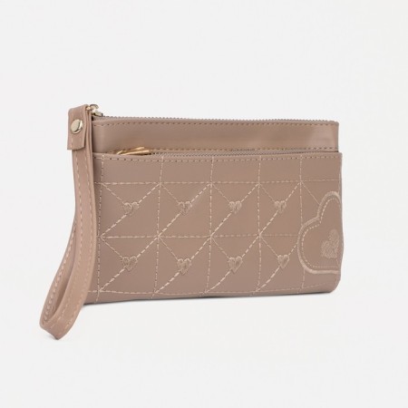 Lightning wallet, beige color