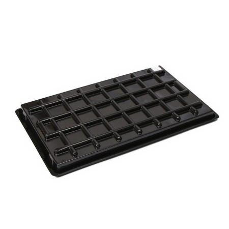 Matin for seedlings, 52 × 31 × 3.5 cm, plastic, black-1