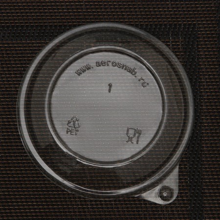 The one -time cover to the Crystal crem with 200 ml, d = 10 cm, the color is transparent-10