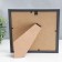 Photo frame Plastic "Mira" 20x20 cm silver (plastic screen)