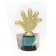 The award figure "The best", five, Cup, plastic, gold, 6.5 x 10.5 x 4 cm.