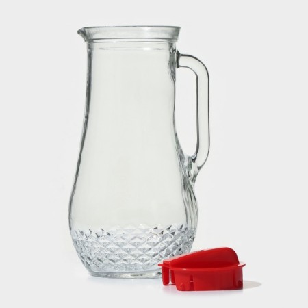 Kuvshin "Krista", glass, 1200 ml, mix cover-2
