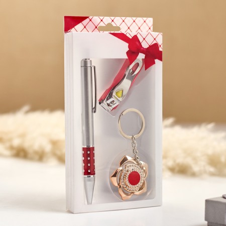 Gift set 3B1 (pen, keychain, nippers)-1