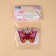 Application "Butterfly", on Velcro, with an adhesive base, 5.6 × 4.2 cm