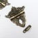 Castle Casket Metal "Disorner" set 2 pcs 4.8x4.5 cm cm