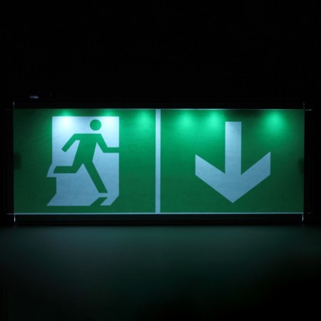 Emergency lamp ERA SSA-101-0-20 without text, SSA-1, 358x145x23 mm, IP20, LED, 3W, 40LM, Silver Color-4