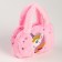 Soft bag "Unicorn", 27 cm, pink color